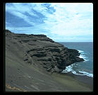 Green Sand Beach.  Big Island, Hawaii