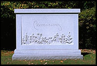 Cemetery in Barre, Vermont, a showcase for some of the finest granite carving in the United States