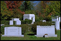 Cemetery in Barre, Vermont, a showcase for some of the finest granite carving in the United States