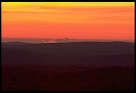 Sunrise at the so-called Hundred Mile View, Rt. 9 just west of Marlboro, Vermont.