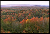 Sunrise at the so-called Hundred Mile View, Rt. 9 just west of Marlboro, Vermont.