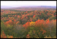 Sunrise at the so-called Hundred Mile View, Rt. 9 just west of Marlboro, Vermont.