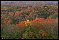 Sunrise at the so-called Hundred Mile View, Rt. 9 just west of Marlboro, Vermont.