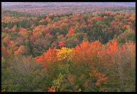 Sunrise at the so-called Hundred Mile View, Rt. 9 just west of Marlboro, Vermont.
