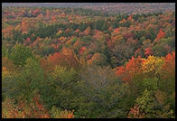 Sunrise at the so-called Hundred Mile View, Rt. 9 just west of Marlboro, Vermont.
