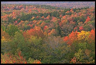 Sunrise at the so-called Hundred Mile View, Rt. 9 just west of Marlboro, Vermont.