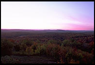 Sunrise at the so-called Hundred Mile View, Rt. 9 just west of Marlboro, Vermont.