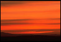 Sunrise at the so-called Hundred Mile View, Rt. 9 just west of Marlboro, Vermont.