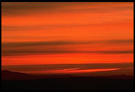 Sunrise at the so-called Hundred Mile View, Rt. 9 just west of Marlboro, Vermont.