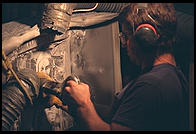 Rock of Ages factory.  Graniteville, Vermont.  This was the factory where the Vietnam Memorial was built and inscribed