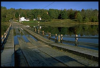 Floating Bridge.  Brookfield, Vermont