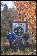 Hardwick, Vermont.  Favorite spot for running fitness author Jim Fixx, who died of a heart attack while running around this curve, just east of the Village Motel on US 15.