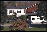 Village Motel.  Hardwick, Vermont.  Favorite spot for running fitness author Jim Fixx, who died of a heart attack while running just east of the motel.