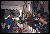 Corn and Eve on Wall Street.