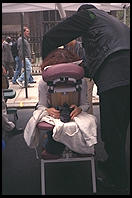 Massage on Wall Street.