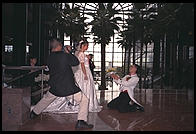 Wedding video shoot.  World Financial Center.  New York City.