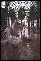 Wedding video shoot.  World Financial Center.  New York City.