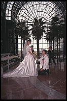 Wedding video shoot.  World Financial Center.  New York City.