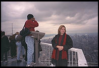 Eve on top of the World Trade Center Observation Deck
